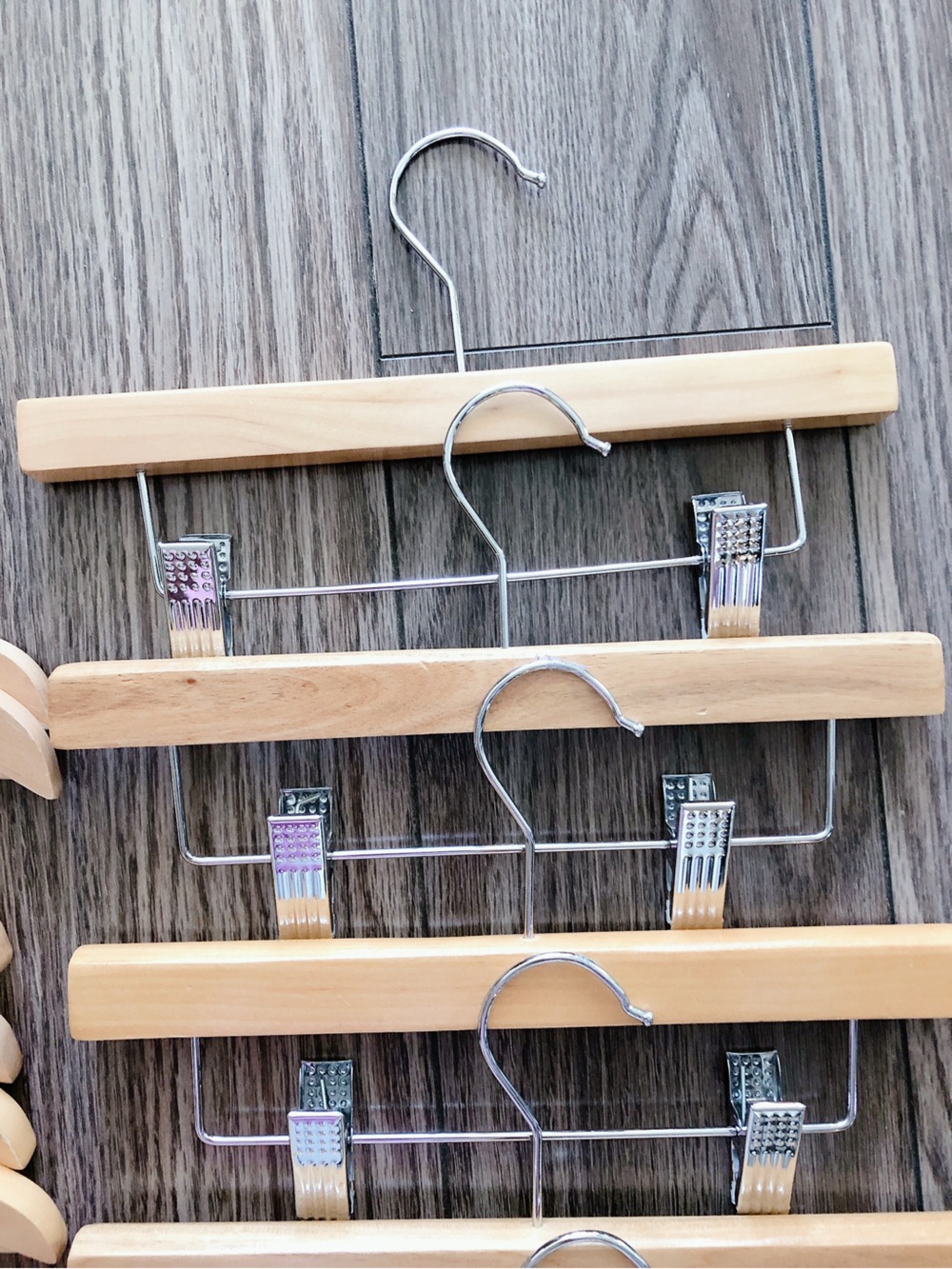 Kids toddler Wooden Clothes Hangers - Picture 5 of 5